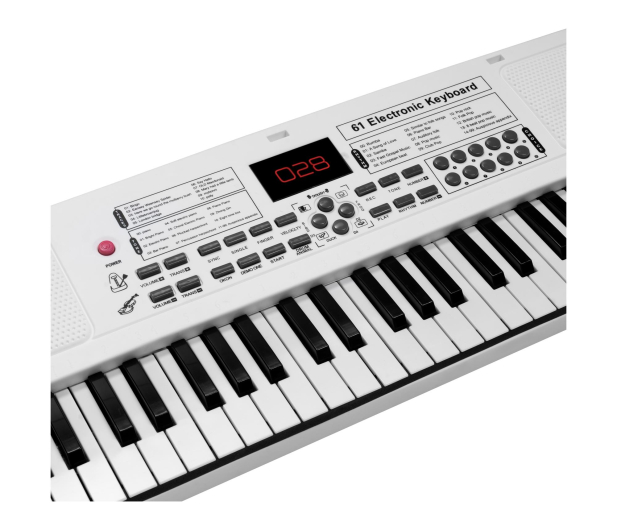 MusicMate Keyboard Music Mate MM-01 White - 1588179 - zdjęcie 9